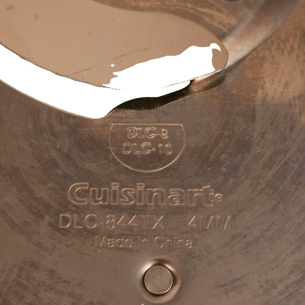 Cuisinart DLC-844TX 4mm Slicing Disc for DLC-8 and DLC-10 Food Processors Silver